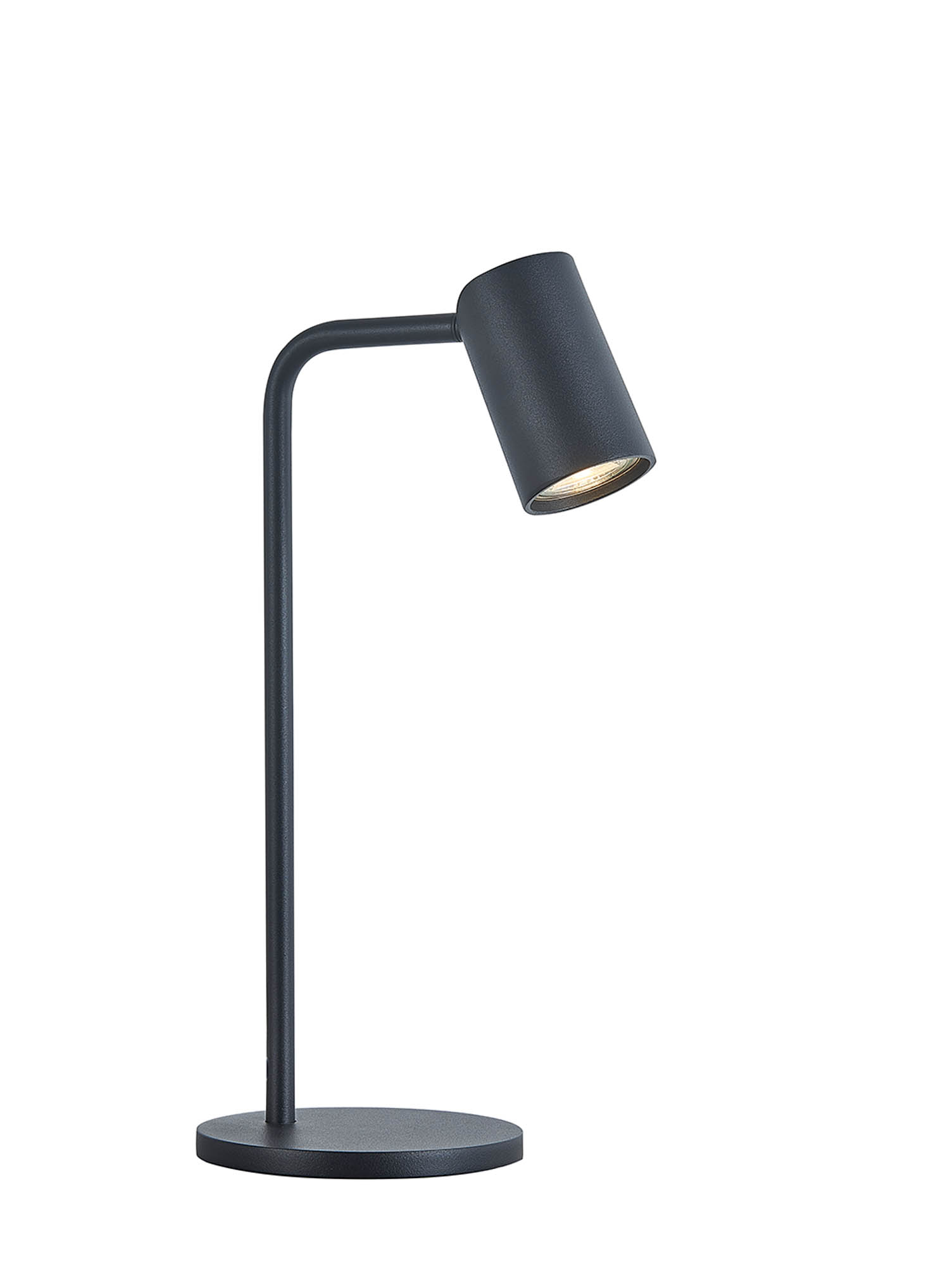 M7515  Sal 36.5cm 1 Light Table Lamp Matt Black